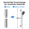 JOHO Barre de douche en acier inoxydable avec support de Voir les images du produit 5