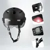E-bike Helm für Erwachsene| Schwarz mit Visier|Crazy Safety Produktbild-Vorschau 3