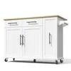 Carrito de cocina multifuncional con ruedas y superficie de Vista previa de la imagen del producto 11