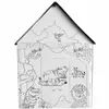 Malhaus Tiere Kartonhaus zum Bemalen, 100x78x110 cm Produktbild-Vorschau 2