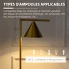 HOMCOM Lampadaire sur pied salon 40W, lampe sur pied en Voir les images du produit 7