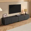 Merax TV Lowboard mit Wellenfront Design, Push-to-Open, TV Produktbild-Vorschau 4