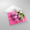 Bilder auf glas - Tulpen Blumenstrauß Garten - 30x30cm - Produktbild-Vorschau 2