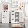 Yaheetech Badezimmerschrank mit 4 Schubladen und 3 Produktbild-Vorschau 3