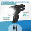 Nabíjecí přední světlo FISCHER LED 100 luxů s funkcí Náhled obrázku produktu 4