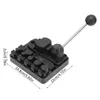 A black jewelry bending tool with a silver handle and black knob is shown on a white background. Dimensions are indicated with text. Produktbild-Vorschau