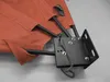 Sichtschutz Fächer 115 x 115 cm EASY MOUNT Rotorange Produktbild-Vorschau 5