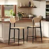 HOMCOM Barhocker 2er Set, Barstuhl mit Metallgestell, Produktbild-Vorschau 8