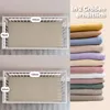 Lenzuolo neonato in mussola 60x120 cm Beige chiaro - Anteprima dell’immagine prodotto 5