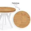 Runder Ausziehbarer Tisch für Esszimmer, PERO mit einem Produktbild-Vorschau 3