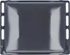 A top-down view of a dark gray oven baking tray. Náhľad obrázku produktu