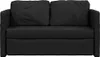 vidaXL Bodensofa mit Schlaffunktion Schwarz 112x174x55 cm Produktbild-Vorschau 5