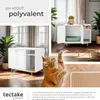Armoire pour chat KALEA entrée latérale avec un tapis à Voir les images du produit 4