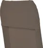 Close-up of the back of a dark brown chair cushion. Produktbild-Vorschau