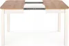Esstisch Ausziehbar - 90-130 cm Lange - Braun - Quadratisch Produktbild-Vorschau 14