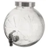 Glasbehälter mit Zapfhahn für Getränke, Limonade, Zitrone, Produktbild-Vorschau 6