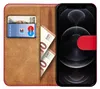 A book-style phone case open to reveal card slots and cash, with a smartphone inserted. Anteprima dell’immagine prodotto