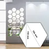 Naklejki lustrzane samoprzylepne 126x110x63 mm 12 szt Podgląd zdjęcia produktu 3
