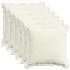 vidaXL Kissenbezug 6 stk. HOUTEN Creme 45 x 45 cm Cord Produktbild-Vorschau 1