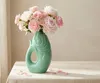 Fischvase Mint Grün Porzellanvase 22 cm Vase in Karpfenform Produktbild-Vorschau 4