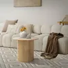 ML-Design konferenčný stolík okrúhly Ø60x50 cm vzhľad dreva Náhľad obrázku produktu 6
