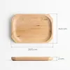 Set aus 6+1 Buchenholz-Servierplatten mit Holzlöffel für Produktbild-Vorschau 5
