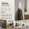 12 Edelstahl Handtuchhaken Klebehaken Wandhaken Bad Küche Produktbild-Vorschau 6