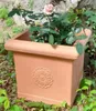 Garden Italia Pots Blumentopf Quadro mit Rosette GQR Seite Produktbild-Vorschau 2