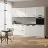 ULWEHOME | Küchenzeile 260 cm Mattweiß, Küchenmöbel-Set Produktbild-Vorschau 6