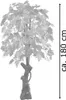 Erable Plante Arbre Artificielle Artificiel Plastique 180cm Voir les images du produit 6