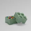 NHG LEGO Aufbewahrungsbox Storage Brick 4 - Sand Green, Produktbild-Vorschau 3