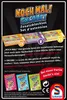 Marketing image for a board game expansion set, showing the game boards and box art. Anteprima dell’immagine prodotto