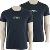 Emporio Armani Herren T-Shirts Kurzarm Crew-Neck Baumwolle Produktbild-Vorschau 1