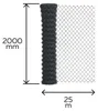 Alberts Maschendraht Geflecht, Höhe 200 cm, Länge 25 m, Produktbild-Vorschau 2