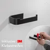 Bürstenking Toilettenpapierhalter ohne Bohren – moderner Produktbild-Vorschau 4