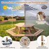 Set da giardino per bambini COSTWAY, adatto a 6 bambini, Anteprima dell’immagine prodotto 4