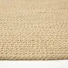 HOMESCAPES Handgewebter geflochtener Teppich in Beige, 90 x Produktbild-Vorschau 4