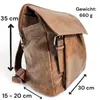 Rucksack Herren Damen Backpack Laptop Schulrucksack Arbeit Produktbild-Vorschau 6