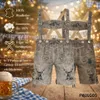 Pantaloni corti in pelle tradizionale da uomo PAULGOS - HK4 Anteprima dell’immagine prodotto 8