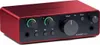 A red audio interface with black controls and labels. Anteprima dell’immagine prodotto