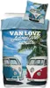 VW Bulli - Wende-Bettwäsche-Set, Van Love Bus T1, 135x200 & Produktbild-Vorschau 1