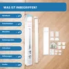 Curify® Cancelletto per scale arrotolabile - Bianco - Anteprima dell’immagine prodotto 10