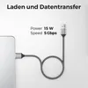 deleyCON 1,5m USB 3.0 Kabel - 5Gbps Super Speed (2x USB-A Produktbild-Vorschau 3