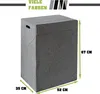 Wäschekorb Groß Wäschesammler Multifunktionaler Filz Produktbild-Vorschau 3
