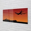 Glasbilder 140x70 Wandkunst Flugzeug Himmel Produktbild-Vorschau 2