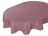 Tischdecke oval altrosa 135x180 cm Leinenoptik Lotuseffekt Produktbild-Vorschau 6