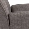 Glenda chaise de salle à manger avec accoudoirs tissu gris Voir les images du produit 7
