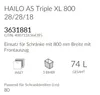 Hailo Abfallsystem Einbau Schublade 80cm Einbaumülleimer Produktbild-Vorschau 5