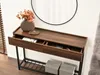 Console ARVID - noyer / noir Voir les images du produit 4