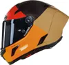 Nolan X-804 RS Ultra Carbon Blocco Helm, orange/sand/rot, S Produktbild-Vorschau 2